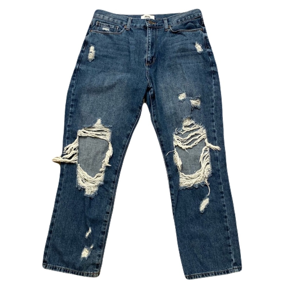 JBD Dark Wash Distressed High Rise Jeans‎ Women’s 31